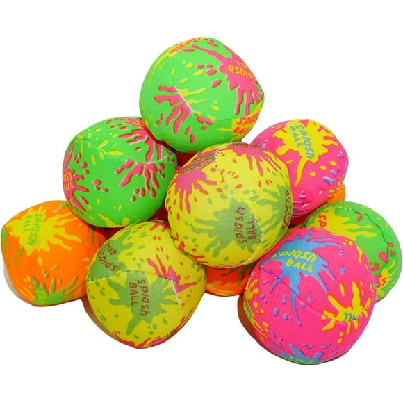 4E's Novelty 24 Pack - 2 Water Bomb Splash Balls - Mini Water Absorbent Ball - Kids Pool Toys, Outdoor Water Activities for Kids, Pool Beach Party Fav_High-quality