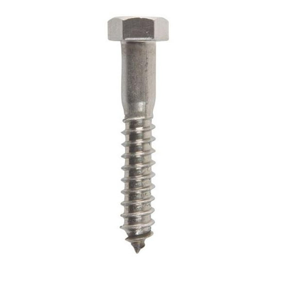 Hillman 832084 0.5 x 3 in. Stainaless Steel Lag Bolt