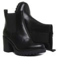 thumbnail image 5 of Vagabond Grace Women's Block Heel Slip On Leather Chelsea Boot In Black Size 6, 5 of 6