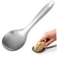 thumbnail image 4 of HAMPPLIES Spoon Shape Ginger Grater 1Pcs Garlic Garlic Crusher for Home Cooking, 4 of 8