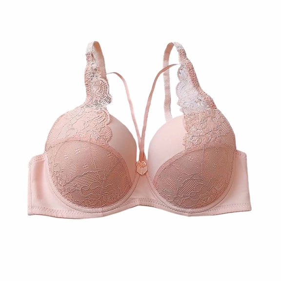 Bosfbaoi Solid Color Ribbed Nursing Wireless Bralette, Front Button Adjustable Strap Full Support Bra, Soft Breathable Maternity Lingerie for Breastfeeding