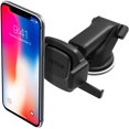 thumbnail image 1 of WWS-Easy One Touch Mini Dash & Windshield Car Mount Phone Holder || iPhone Xs Max R 8 Plus 7 Samsung Galaxy S10 E S9 S8 Plus Edge, Note 9 & Other Smartphones, 1 of 4