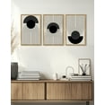 thumbnail image 5 of SHENIFY Minimalist Mid Century Modern Black Boho Wall Art Framed Canvas Prints for Living Room, Bedroom, 16x24in, 5 of 8