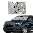 thumbnail image 4 of Bingfone Funny Beagle Active Dog Car Windshield Sun Shade Protector Keep Your Vehicle Cool Sun Shield Visor Cover Foldable For Car Truck Suv-Small, 4 of 9