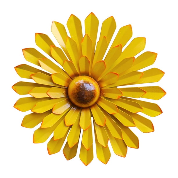 Decoración de pared Zulema Escultura de arte bohemio colgante capa múltiple simple Amarillo