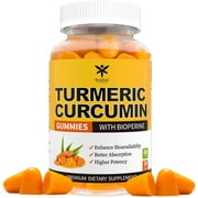 Turmeric Curcumin Gummies with BioPerine for Joint & Inflammation Support