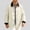 Beige, variant on Lutiedan Mens Button down Jackets Fall Lightweight Vintage Barn Jacket Long Sleeve Corduroy Lapel Outwear with Pockets S-XXL