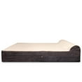 thumbnail image 3 of Kopeks Orthopedic Memory Foam Dog Bed, Brown, X-Large, 50"L x 34"W x 7"H, 3 of 6