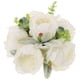 thumbnail image 1 of Peonías artificiales vintage de seda, centro de mesa floral, ramo de boda, bola de flores de peonía para boda, decoración nupcial del hogar, color blanco, 1 of 7