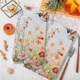 thumbnail image 3 of Spring Floral Kitchen Towels Set of 2, Hummingbird Summer Botanical Watercolor Soft Microfiber Dish Towels, Absorbent Quick-Dry Washable Dishcloths for Kitchen Cleaning, Drying Dishes, 18x28 Inches, 3 of 9