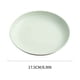 thumbnail image 3 of Dessert Plates, 7 Inch Plastic Round Salad Plates, Appetizer Plates for Kitchen, Small Plates Set of 6, Dishwasher, Oven, and Microwave Safe（1Pc）, 3 of 9
