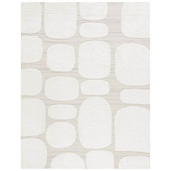 SAFAVIEH Manhattan Sylvia Geometric Area Rug, Ivory/Beige, 8' x 10'