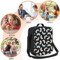 thumbnail image 5 of Logiee Cool Gamepad Print Insulated Lunch Bag for Women/Men, Reusable Lunch Box for Office Work School Picnic Beach,Leakproof Freezable Cooler Bag with Shoulder Strap, 5 of 7