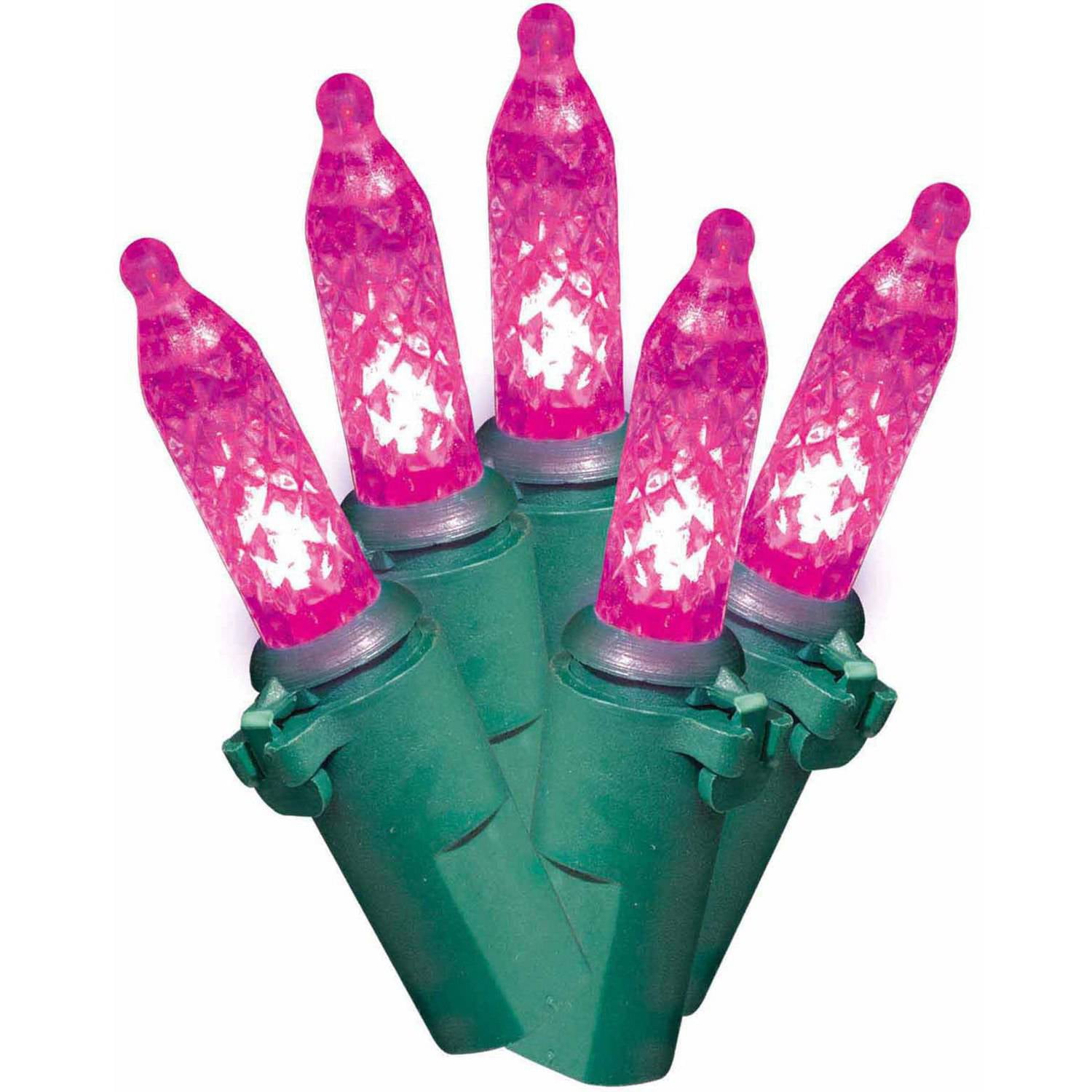Holiday Time LED Lite Lock M5 Christmas Lights Pink, 225 Count