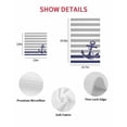 thumbnail image 7 of Anchor Gray Kitchen Dish Towels for Drying Dishes Set of 3, Modern Navy Blue White Striped Nautical Waffle Weave Microfiber Hand Tea Bathroom Towels Quick Dry & Absorbent Towel 15.7x23.6, 7 of 7