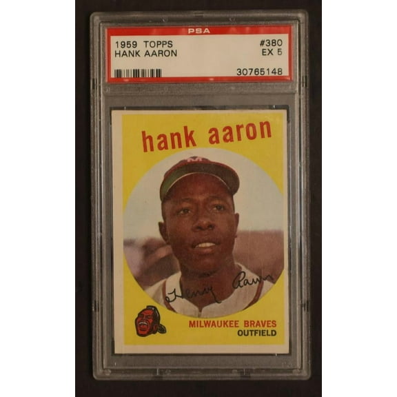 1959 Topps Hank Aaron #380 PSA 5