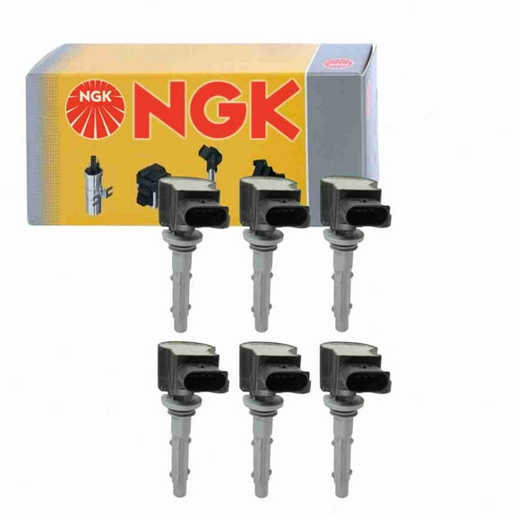 6 pc NGK 48739 Ignition Coils for 000 150 19 80 000 150 27 80 0001502780 00501 1501980 1502780 178-8529 2505-555817 36-8216 501 68011844AA 68139957AA 921-2103 E1035 E1085 GN10232 GN10235 IC615 IC758