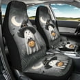 thumbnail image 3 of Kuiaobaty Ghost Witch Car Seat Cover Front 2 Pack Universal Soft Auto Seat Protector Car Interior Accessories 2 Front Interior Sets Halloween Decor for Women Girls, 3 of 7