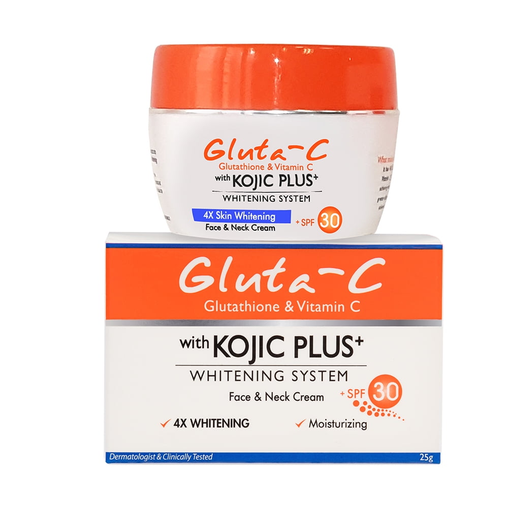 GlutaC Face and Neck Cream with Kojic Plus+ SPF 30