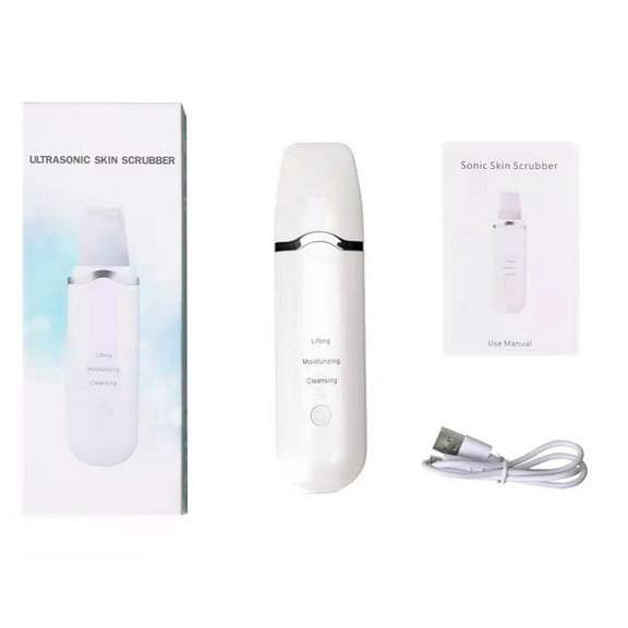 Ultrasonic Skin Scrubber Deep Face Cleansing Machine Peeling Shovel Home Use Facial Pore Cleaner Lift Beauty Instrument