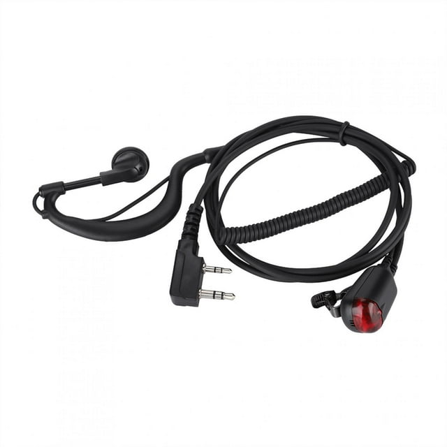 Auricular de radio, auriculares Walkie Talkie K-head en auricular de radio PTT Auricular de radio Rendimiento confiable