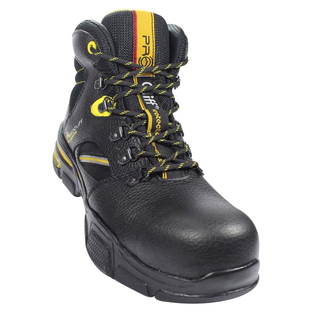 BOTA INDUSTRIAL CLIFF HOMBRE NEGRO PIEL 5061 LEON 5061p