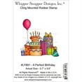 thumbnail image 3 of Whipper Snapper Cling Stamp 4"X6"-A Perfect Birthday, 3 of 3