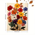 thumbnail image 3 of Qisvanset Framed Canvas Wall Art 12x16 Inch Picasso Peace Flower Bouquet Vintage Modern Art, 3 of 5