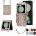 thumbnail image 2 of Stylish crossbody foldable leather phone case for Moto Razr 40 ,protective case, 2 of 12