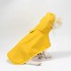 thumbnail image 1 of Chubasquero para Perros con Capucha, Agujero para el arnés, 100% Impermeable, Ultraligero, Transpirable, Chubasquero para Perros pequeños y medianos, Chubasquero con Capucha Ajustable, PU Amarillo XL, 1 of 5