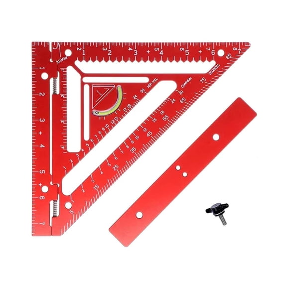 Innovative Rafter Square Tool, Sherwap Rafter Square Tool, Triangle Ruler Rafter Square Protractor,