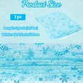 thumbnail image 2 of 3 Yards Snowflake Foil Organza Fabric 170cm Wide Light Blue Christmas Snowflake Sheer Fabric Glitter Lace Mesh Tulle for DIY Sewing Crafts Tutu Skirt Wedding Party Dress Tablecloth Decor, 2 of 8