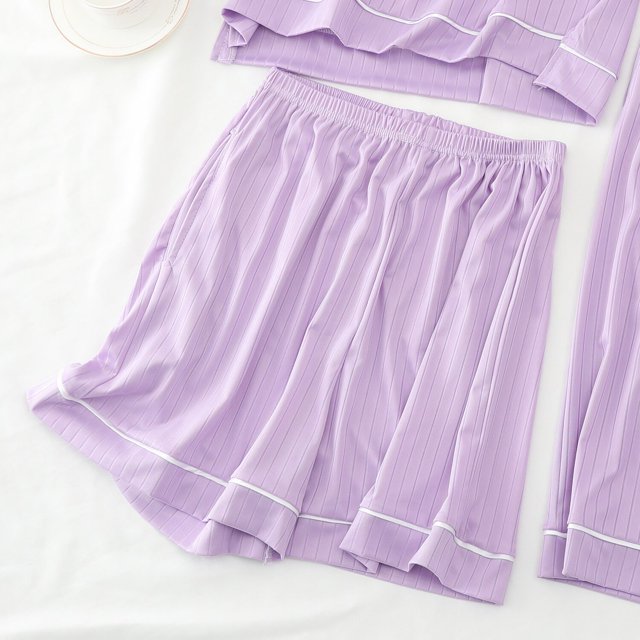 Pantalones cortos de dormir de estilo coreano para mujer, ropa de dormir, pantalones de pijama de verano, ropa de casa, cintura elástica, cordón, ropa de habitación sólida