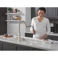 thumbnail image 2 of Delta Finnridge Brushed Nickel Kitchen Faucet with Pull Down Sprayer, High Pressure ProClean Spray Modern Single Hole Kitchen Sink Faucet, Stainless, 2 of 8