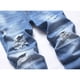 thumbnail image 5 of Pantalones vaqueros largos para hombre, nueva moda, con bolsillos, botones y cremallera, tendencia vaquera con personalidad, vaqueros para hombre., 5 of 9