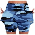 thumbnail image 2 of ibiyuan High Waisted Skirts For Women Short Skirts For Women Casual Printed Tennis Skirt with Pockets for Yoga Sports and Wear, 2 of 6