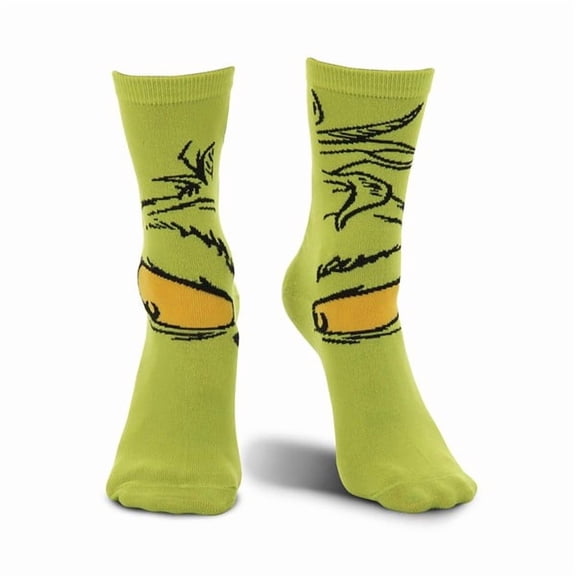 The Grinch Costume Crew Socks