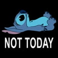 thumbnail image 2 of Men's Lilo & Stitch Not Today Sweatshirt Black Medium, 2 of 4