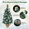 thumbnail image 6 of Gymax 3 FT Artificial Christmas Tree w/ 98 Branch Tips Pine Needles Eucalyptus Leaves, 6 of 10