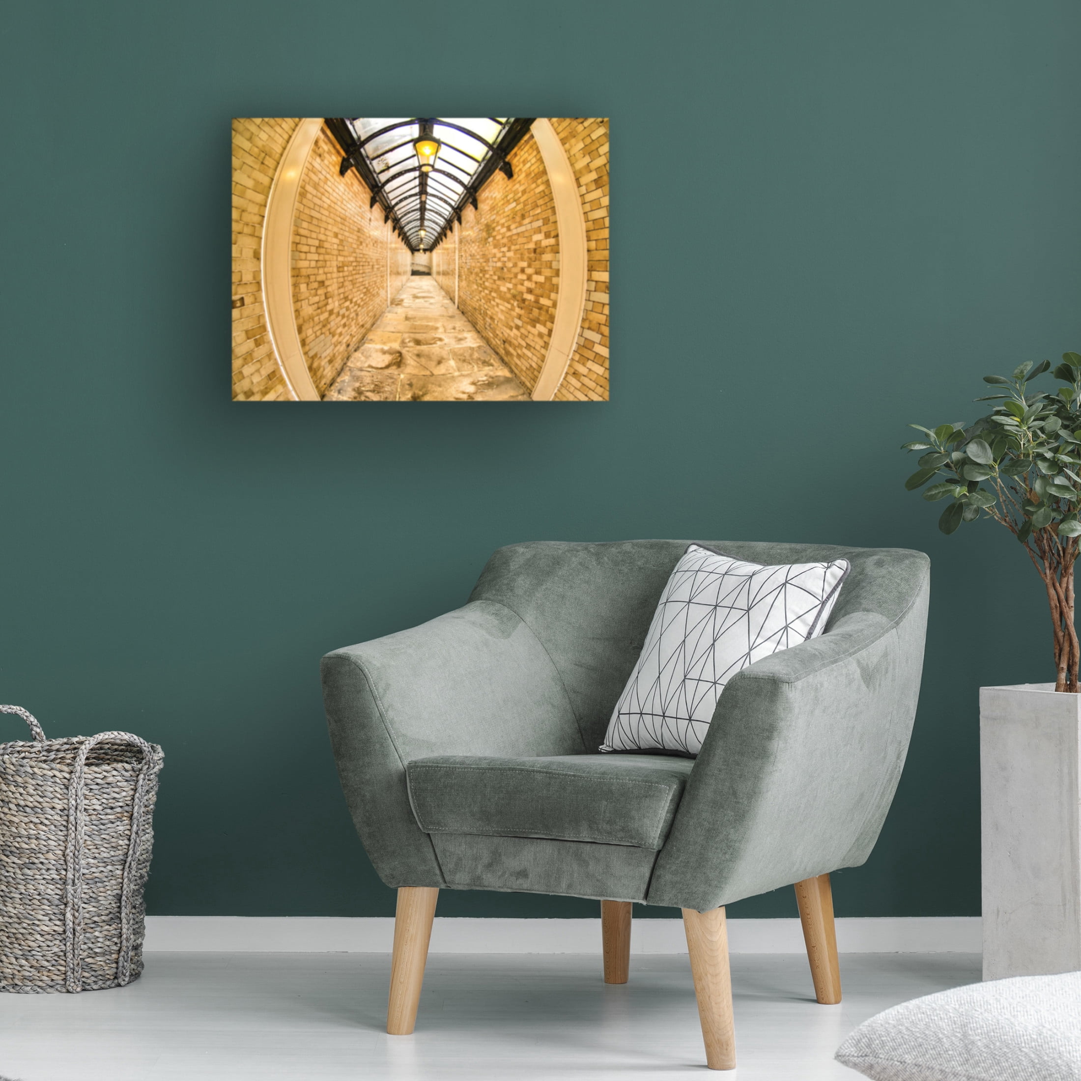 Canvas Wall Art - Mark A Paulda 'Tunnel Patterns' Wall Art for Living Room, Bedroom, or Office Décor by Trademark Fine Art - 32 x 24 Inches