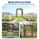 thumbnail image 4 of QinaQin Arco de jardín de madera de 85 pulgadas, fabricado en abeto sólido, enrejado para plantas trepadoras y decoración de bodas o patio, 4 of 6