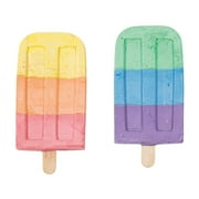 Fun Express Popsicle Chalk Non-Toxic Multicolor 12 Count