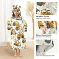 thumbnail image 4 of joogoo Wearable Blanket Hoodie for Cartoon Vehicles Trucks Flannel Sherpa Pocket 3-14 YR S, 4 of 7