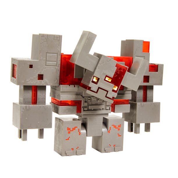 Minecraft Dungeons Redstone Monstrosity Large Battle Figure 10 Inch By 7 3 Inch Action And Adventure Toy Based On Video Game Gift For Kids Age 6 And Older Walmart Com
