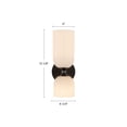 thumbnail image 4 of Alora Lighting WV442612BGGR Nelly 2 Light 12" Tall Bathroom Sconce - Brushed Gold / Glossy, 4 of 7