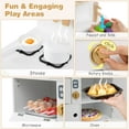 thumbnail image 6 of Costway Play Kitchen for Kids with Stoves Faucet Sink Microwave Oven Cooking Accessories White, 6 of 10