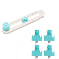 Circle Cutter, Circle Paper Cutter with 4PCS Replacement Blades, Adjustable Any Size 2-20CM DIY Circle Cutters for Crafts, Come with Bottom Blade Guard, Easy Operation and Smooth Cutting