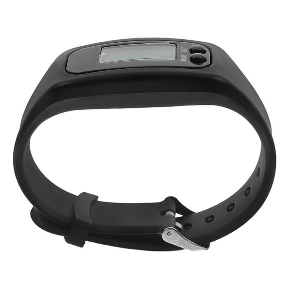 UPOUART Watch for Pedometer Step Counting for Seniors Black 1Pcs