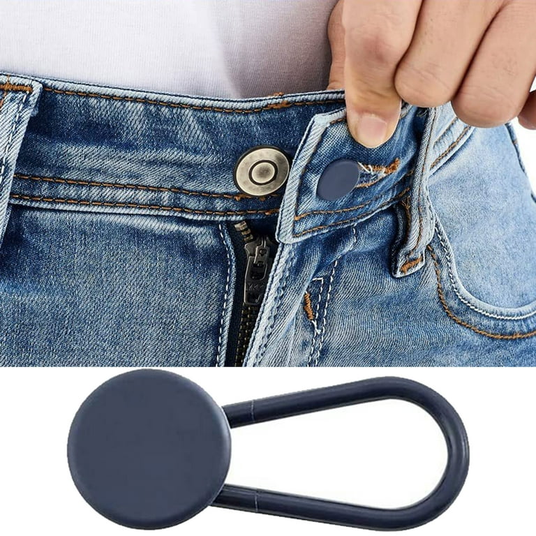 12-Piece Button Extender Set with Strong Pulling Force and Reusable Design  - Perfect for Extending Business Pants Waist for Daily Use 