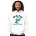 thumbnail image 4 of Smurfs Endzone not Friendzone Funny Men Big & Tall Graphic Hoodie Brisco Brands 3X, 4 of 5